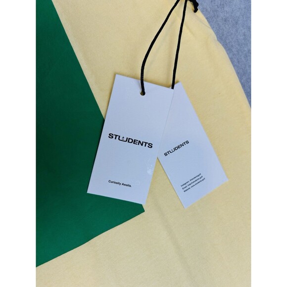 Students Golf Men's T-Shirt “I Layed Up”  Tee - Size Small Yellow Green Face NWT - Picture 7 of 9